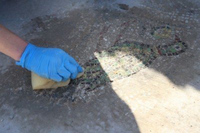 Çanakkale Troya'da bulunan zemin mozaiği kazıların dönüm noktası olacak