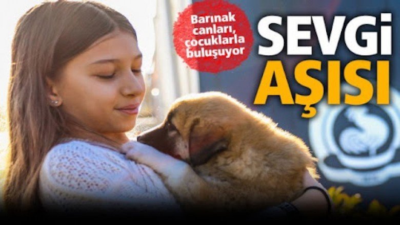 Çocuklara hayvan sevgisi aşılanıyor