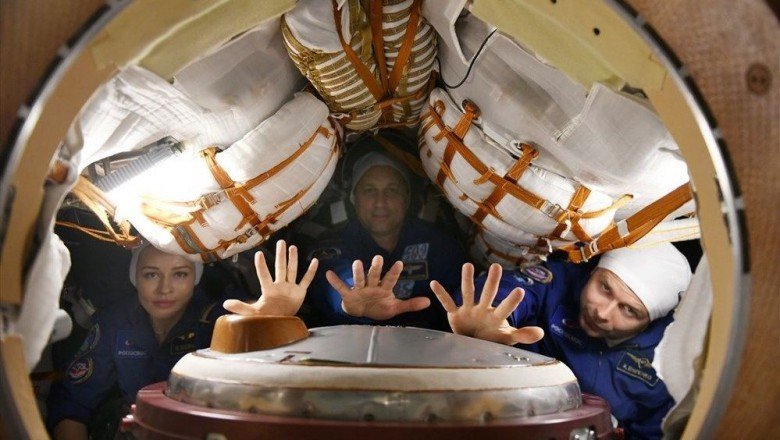 Dünyanın uzayda çekilen ilk filmi Vyzov'un (Sınanma) iki sahnesi tamamlandı