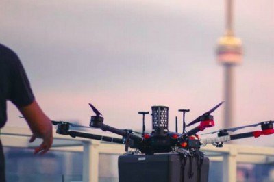 Dünyada bir ilk! Drone ile taşındı!!!