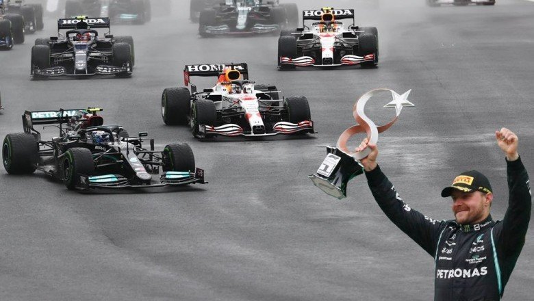 Formula 1 Türkiye Grand Prix'sinde kazanan 
Valtteri Bottas