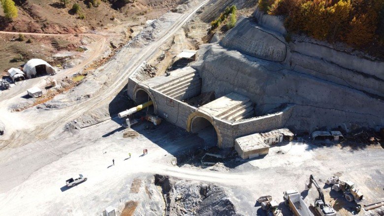 Geminbeli Tüneli'nde ışığa son 250 metre