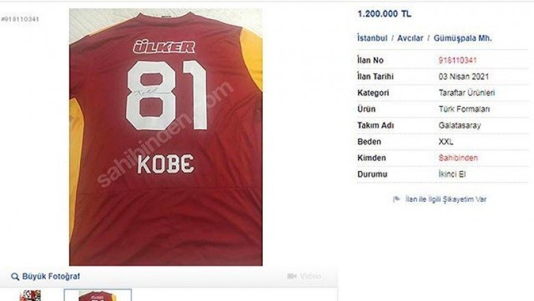 İmzalı Galatasaray formasına rekor fiyat