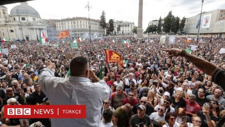 İtalya'da Covid sertifikası karşıtı gösteride şiddet sonrası neofaşist partinin sitesi kapatıldı