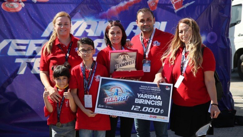 İTÜ ETA Vakfı Doğa Koleji'nin mucitleri TEKNOFEST'te