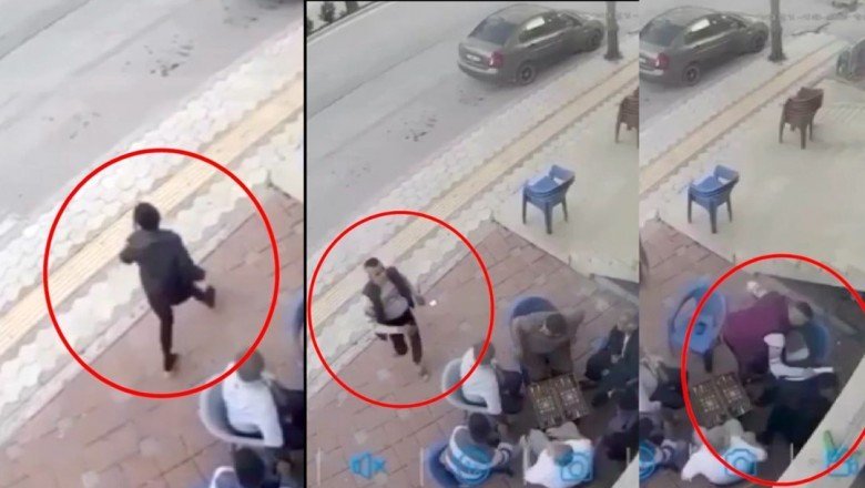 Satırla genç kadına defalarca vurdu