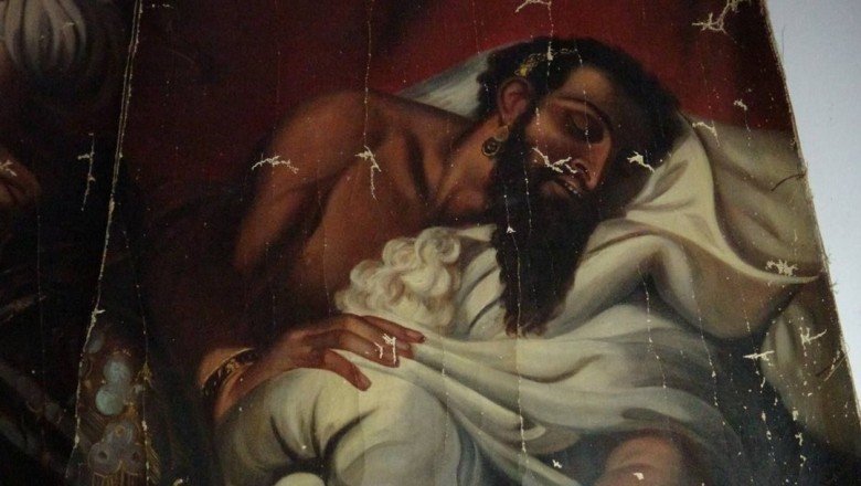 Tokat'ta ele geçirilen 140 yıllık Yahya Peygamber tablosu koruma altına alındı