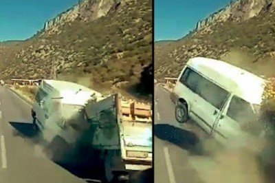 Uyuyan sürücü kazaya neden oldu