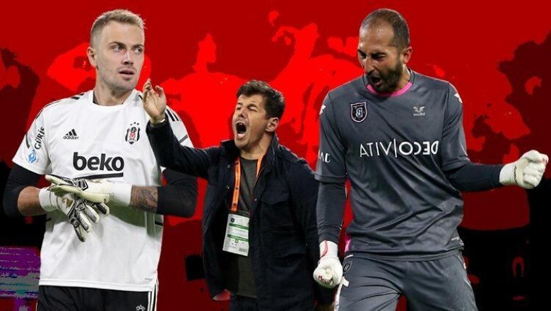 Başakşehir-Beşiktaş maçında iki kaleciden de hatalar! Golden sonra...