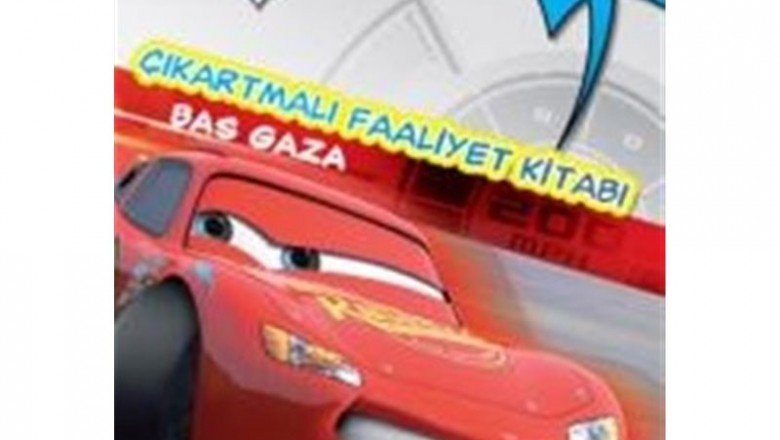 Disney Arabalar - Çıkartmalı Faaliyet Kitabı Bas Gaza
