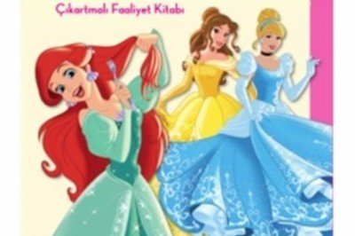 Disney Prenses Balo Elbiseleri Çıkartmalı Faaliyet Kitabı