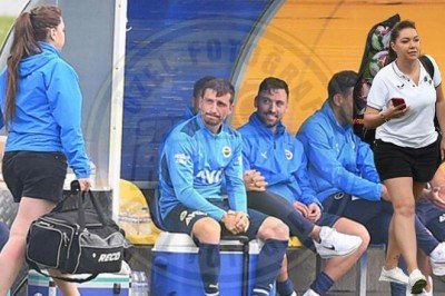 Fenerbahçe'nin Csikszereda ile karşılaştığı maçta dikkat çeken görüntü