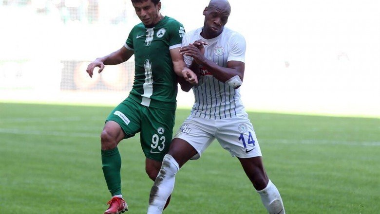 Giresunspor - Rizespor maçından fotoğraflar