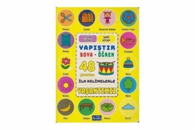 İlk Kelimelerle Yaşantımız - Yapıştır-Boya-Öğren