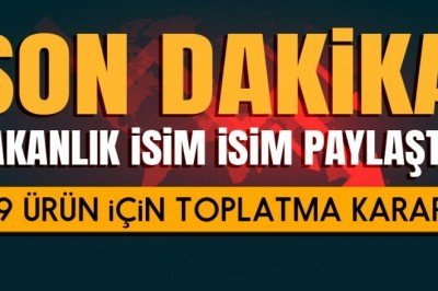 Kas ve eklem ağrılarında kullanılan 39 ürün piyasadan toplatılacak