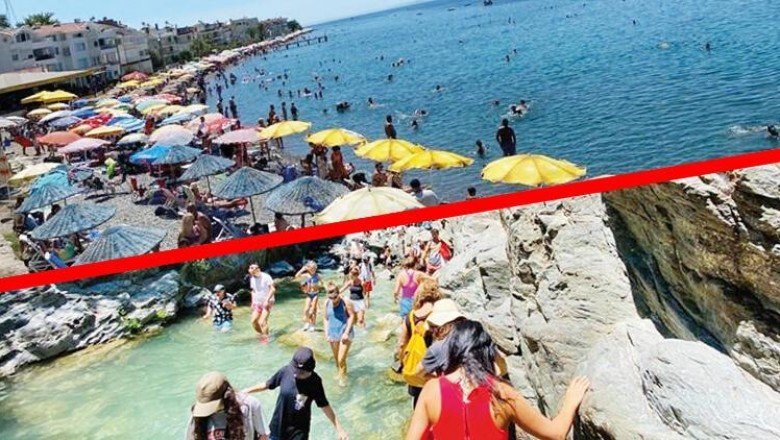 Kuzey Ege'de şelaleler bile dolu... Zeytinlikler otopark oldu!