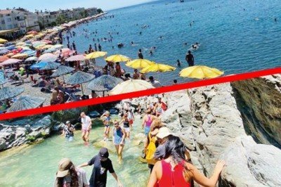 Kuzey Ege'de şelaleler bile dolu... Zeytinlikler otopark oldu!