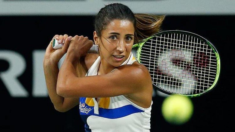 Milli tenisçi Çağla Büyükakçay, İsviçre'de ikinci tura yükseldi