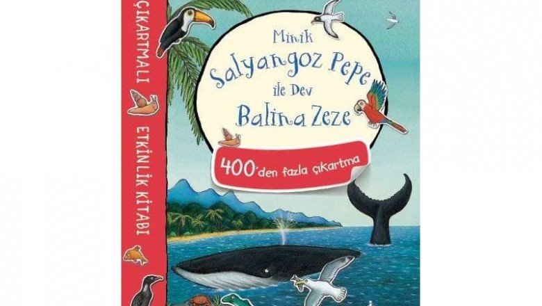 Minik Salyangoz Pepe ile Dev Balina – Çıkartmalı Etkinlik Kitabı