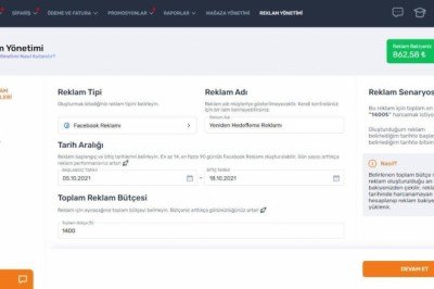 Tek adımda reklam kolaylığı