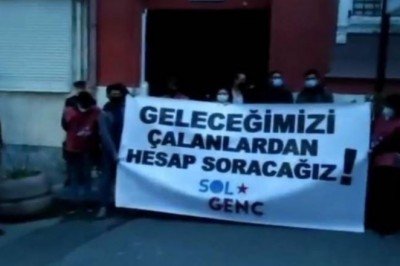TÜGVA'yı protesto 1 saatte soruşturma!