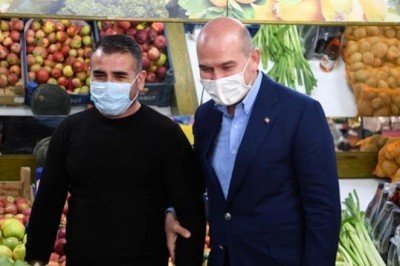 Bakan Soylu, Tunceli'de esnaf ziyareti yaptı