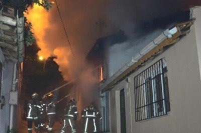 Bursa'da yangın paniği