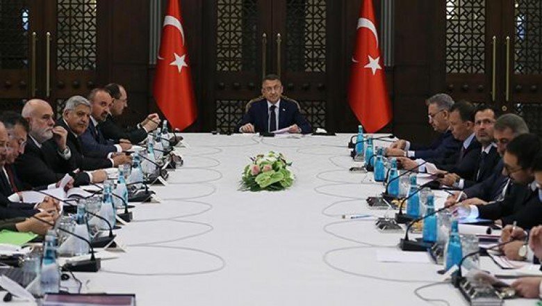 Cumhurbaşkanlığı Külliyesi'nde ihracatın geliştirilmesine yönelik toplantı yapıldı