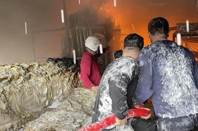 Fethiye'de yangın paniği