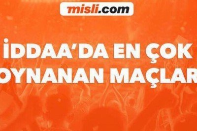 Günün En Çok Oynanan Maçları (17 Ekim)