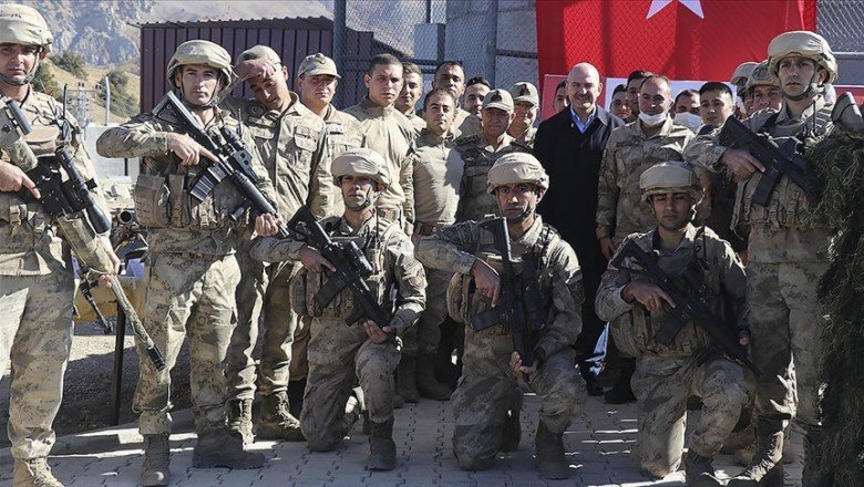 İçişleri Bakanı Soylu Ahpanos Vadisi'nde incelemelerde bulundu