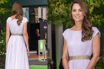 Kate Middleton 10 yılda hiç değişmemiş...  Eski elbisesine gelin kemeri taktı