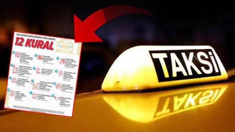 Taksiciler için yeni dönem! İçişleri Bakanlığı 81 ile gönderdi... 12 kural detayı...