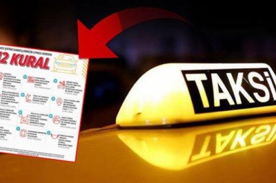 Taksiciler için yeni dönem! İçişleri Bakanlığı 81 ile gönderdi... 12 kural detayı...