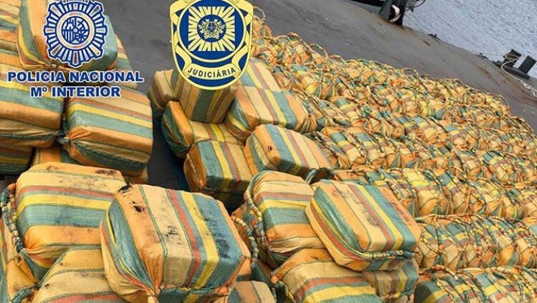 Atlas Okyanusu'nda ele geçirildi: 5 tondan fazla...
