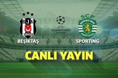 Beşiktaş - Sporting Lizbon maçı ŞİFRESİZ CANLI hangi kanallarda yayınlanacak? Beşiktaş maçı hangi kanalda? Beşiktaş maçını canlı izle...