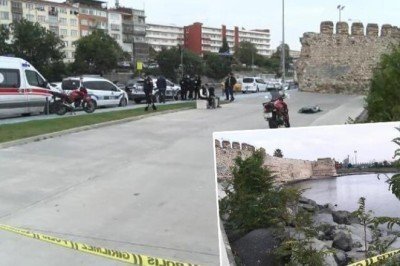 Samatya Sahili'ndeki kayalıklarda ceset bulundu