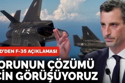 ABD'den flaş F-35 açıklaması! Türkiye ile görüşüyoruz