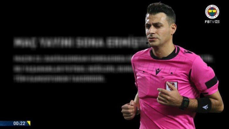 Fenerbahçe'den Ali Şansalan tepkisi! O dakikada yayın kesildi...