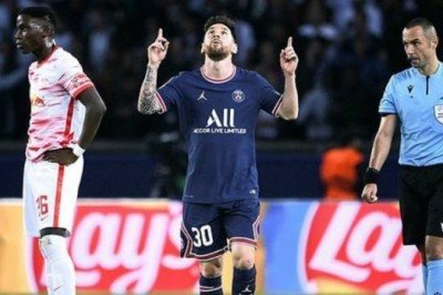 Messi, Şampiyonlar Ligi'nde geceye damga vurdu! PSG, RB Leipzig'i 3 golle geçti