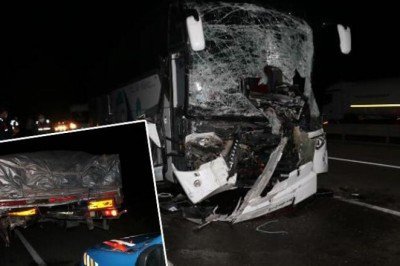 Otobüs kazasında bacağı kopan ikinci şoför hayatını kaybetti