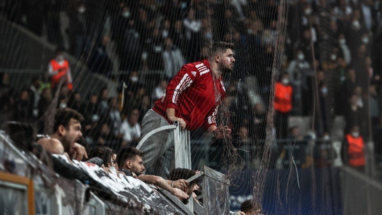 Vodafone Park'ta yaşanan arbedede bir taraftar yaralandı