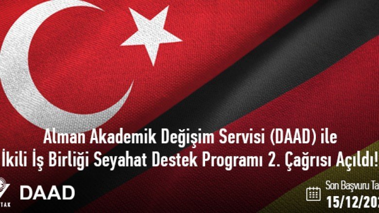 Alman Akademik Değişim Servisi (DAAD) ile İkili İşbirliği Seyahat Destek Programı 2. Çağrısı Açıldı!