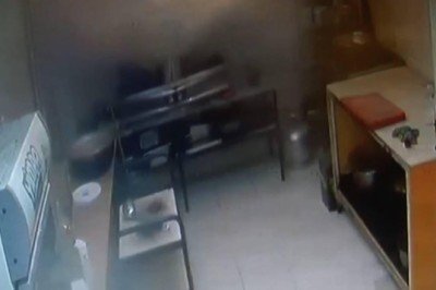 Düdüklü tencere bomba gibi patladı