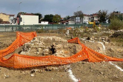 Edirne'de Roma döneminden kalma aile mezarlığı bulundu