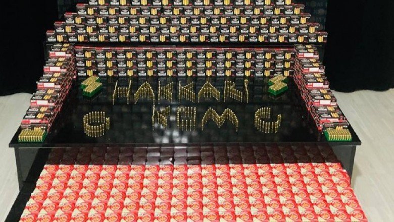 Hakkari'de bir araçta 19 bin 800 fişek ele geçirildi