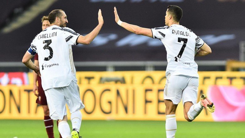 Juventus kaptanı Chiellini puan kayıplarını Ronaldo'ya bağladı