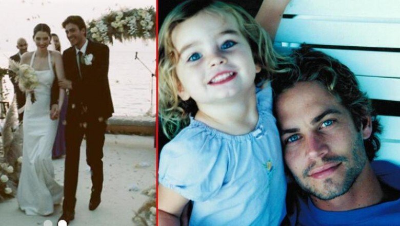 Paul Walker'ın kızı Meadow evlendi: Babası onu gelinlikle göremedi