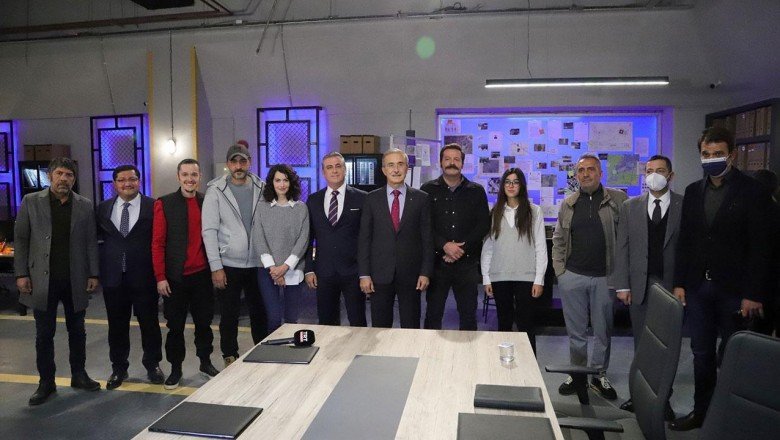 Savunma Sanayii Başkanı Demir'den Teşkilatın setine ziyaret