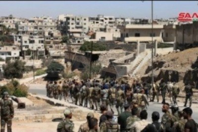 Suriye ordusu Dera el-Beled’e girdi